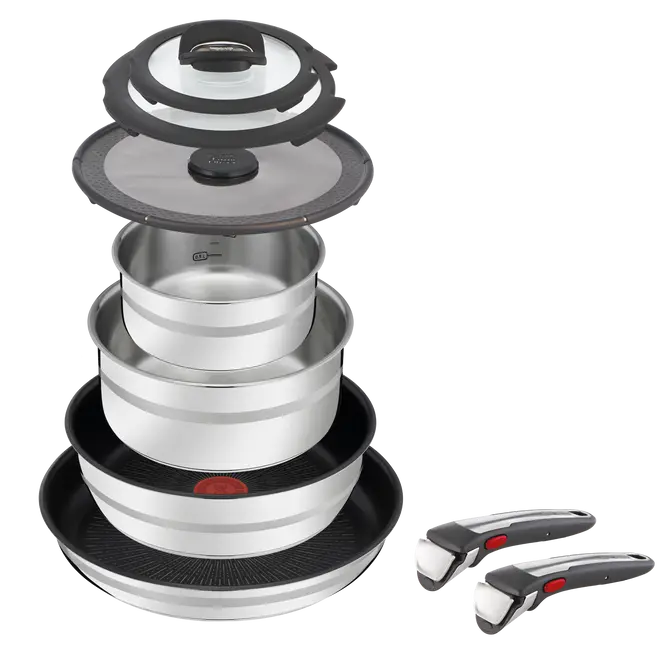 Tefal Batterie de cuisine Jamie Oliver Ingenio Set 9 Pieces Induction