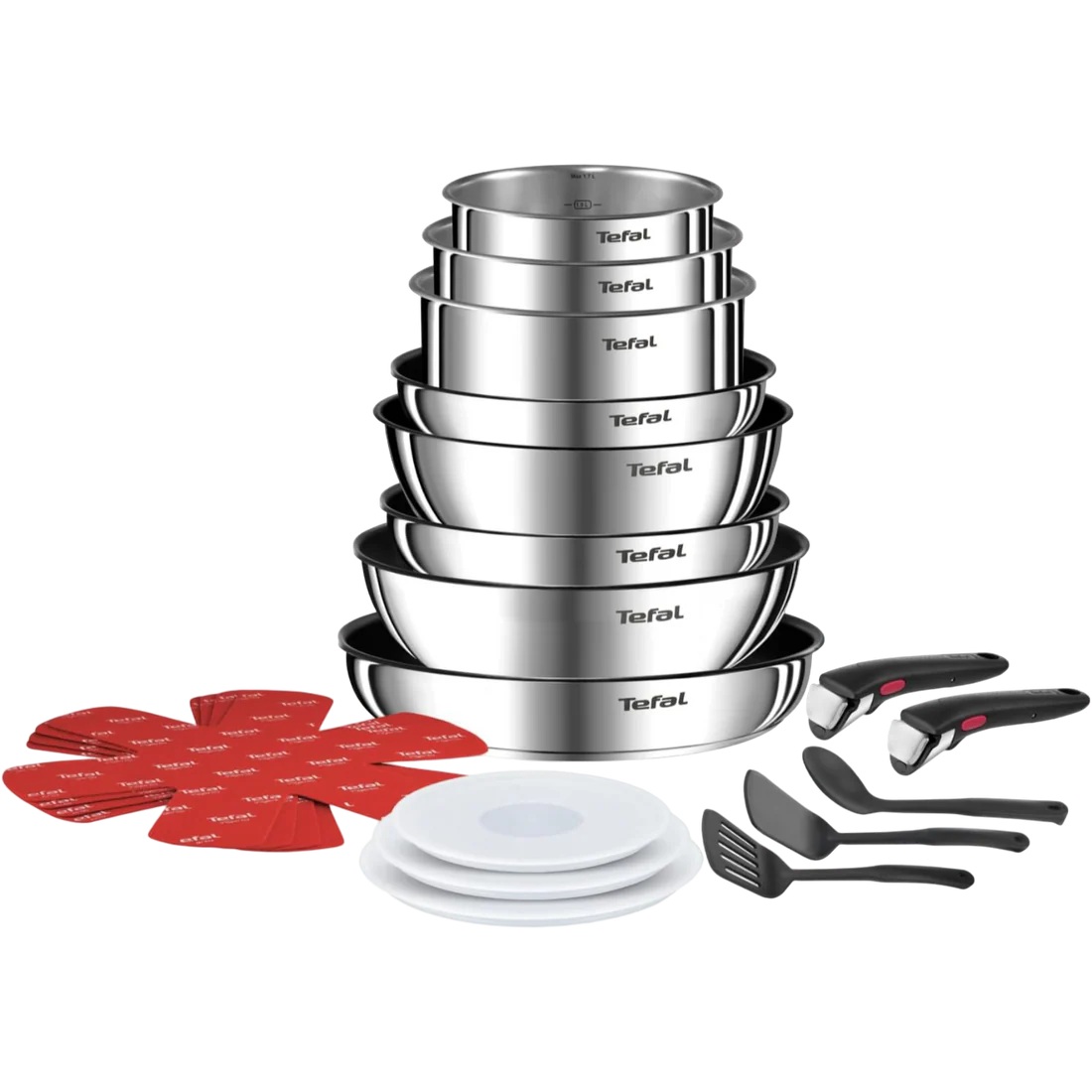 Tefal Ingenio Emotion On, Inox + antiadhésif 20 pièces