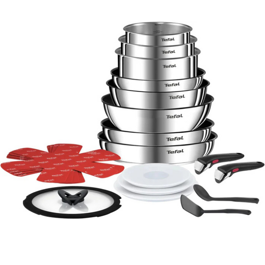 Tefal Ingenio Emotion On, Inox + antiadhésif 20 pièces