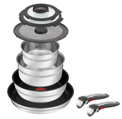 Tefal Batterie de cuisine Jamie Oliver Ingenio Set 9 Pieces Induction