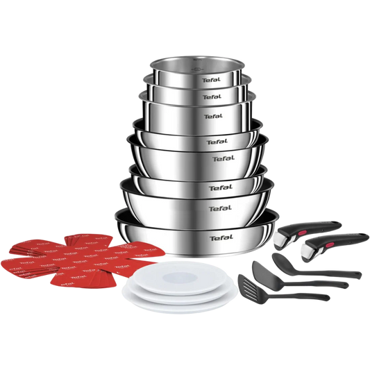 Tefal Ingenio Emotion On, Inox + antiadhésif 20 pièces
